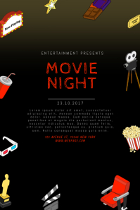 free movie flyer template