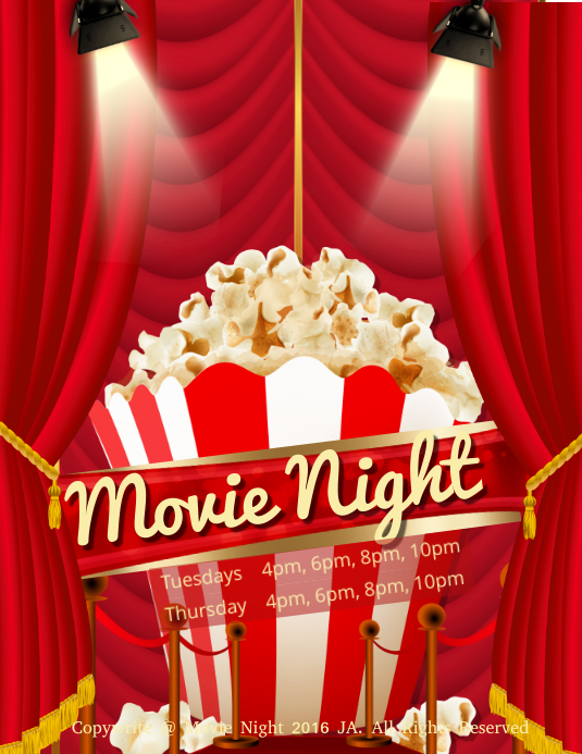 Copy of Movie Night PosterMyWall