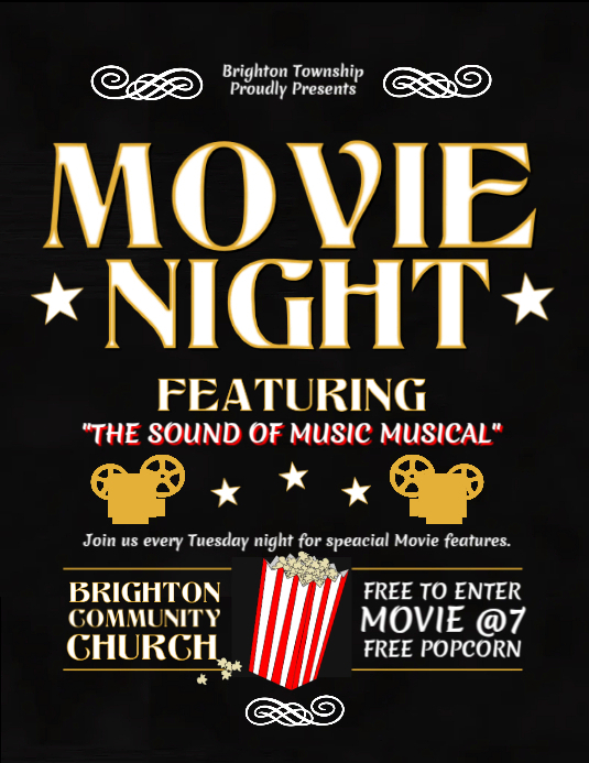 Movie night Template PosterMyWall