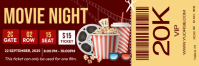 Movie Night Ticket 电子邮件标题 template