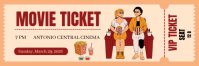 Movie Night Ticket Email Header template