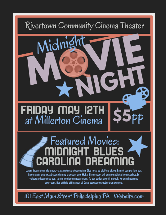 Theatre Poster Template