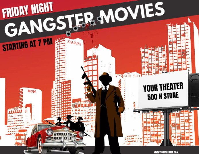 MOVIE THEATER PROMO Template | PosterMyWall