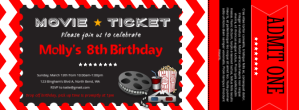 Black Birthday Party Invitation Couverture Facebook Template