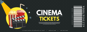Movie Tickets Facebook-coverfoto template