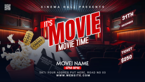 Movie Time Blog Header template