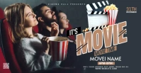 Movie Time Facebook Event Cover template