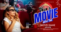 Movie Time Facebook Share Image template