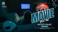 Movie Time Twitter Post template