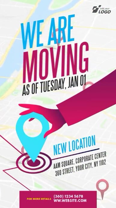 Moving Announcement Ad Template | PosterMyWall