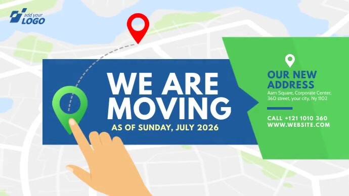 Red Moving Advertisement Moving Announcement Ad Template | PosterMyWall