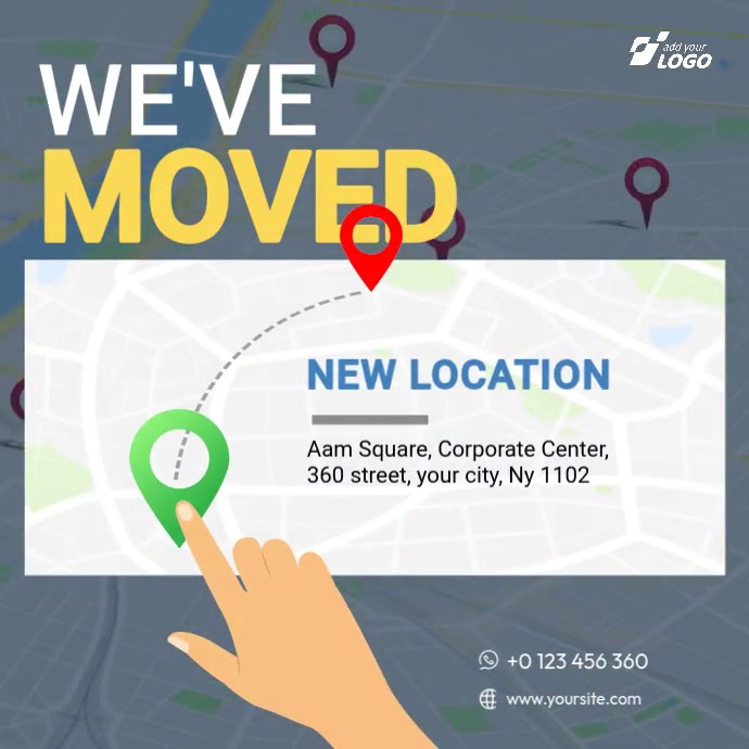 Copy of Moving Announcement Ad Template for Location Change ...