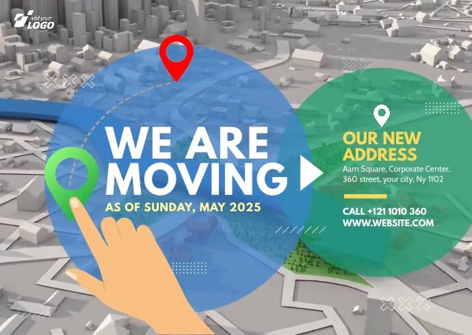 Moving Announcement Ad Template | PosterMyWall