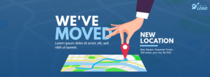 Moving Announcement Facebook Omslag Foto template