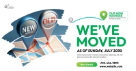 Moving Announcement Facebook Shared Image template