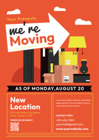 Moving Announcement Flyer Template | PosterMyWall