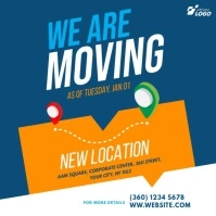 Moving Announcement Template Instagram Post