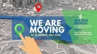 Moving Announcement Video Ad Wpis na Twittera template
