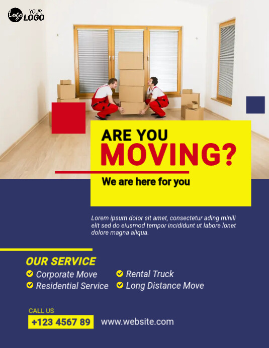 Moving Advertising Examples Copy of Moving Service Ad | PosterMyWall
