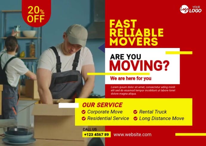 Copy of Moving Service Ad | PosterMyWall