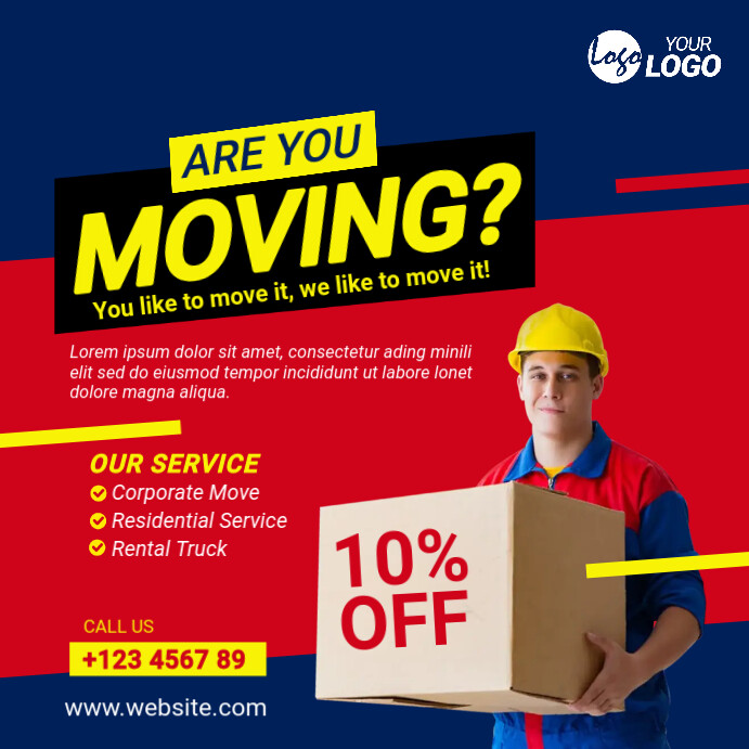 Moving Service Ad Template | PosterMyWall