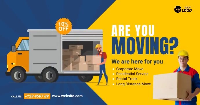 Moving Service Ad Template | PosterMyWall