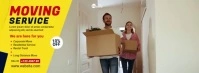 Moving Service Ad Template Facebook Cover Photo