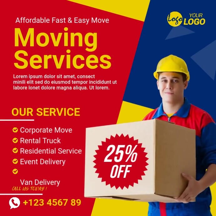 Moving Advertising Examples Copy of Moving service banner ad template | PosterMyWall