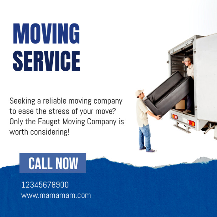 Copy of moving service | PosterMyWall