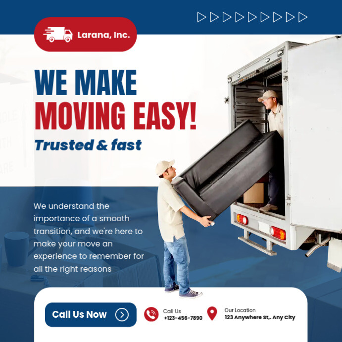 Copy of moving service template | PosterMyWall
