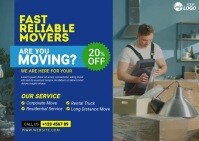 Moving Job Add Moving Service Banner ad Template | PosterMyWall