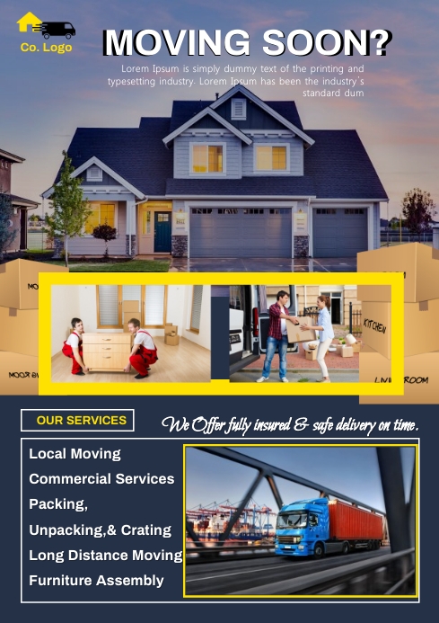 Copy of Moving Soon? | PosterMyWall