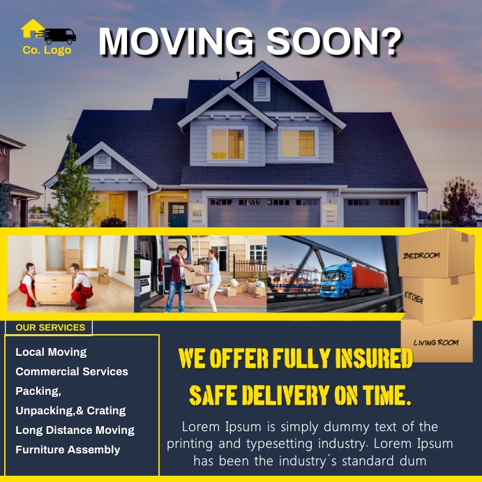 Moving Soon Template | PosterMyWall