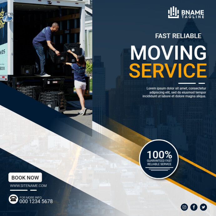 Moving Advertising Examples Moving Your Things Ads Template | PosterMyWall