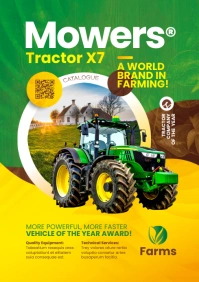 Mower Farm Flyer A4 template