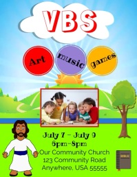 Vacation Bible School Template PosterMyWall