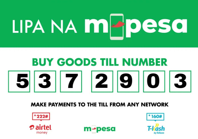 MPESA TILL NUMBER Template | PosterMyWall