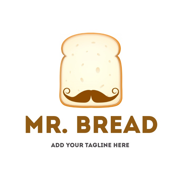 Download Free Mr Bread Logo Design Template Postermywall PSD Mockup Template