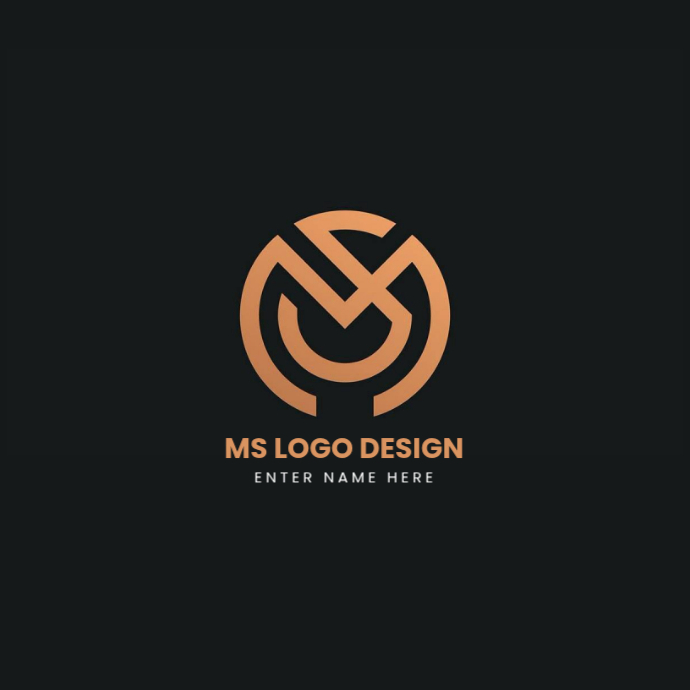 Ms Logo Color MS LOGO DESIGN Template | PosterMyWall