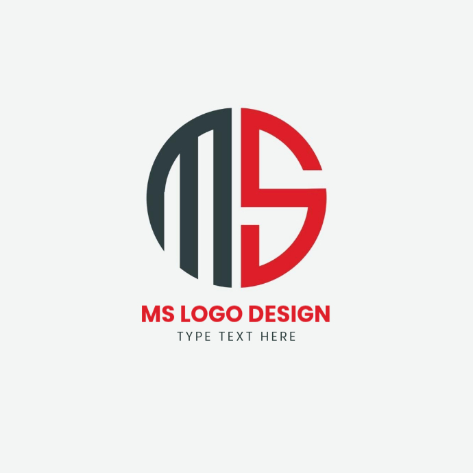 MS LOGO DESIGN Template | PosterMyWall