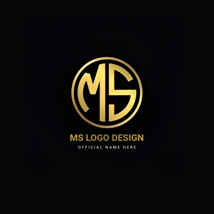 Ms Logo Color MS LOGO DESIGN Template | PosterMyWall