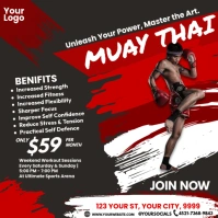 MUAY THAI LESSONS Instagram Post template