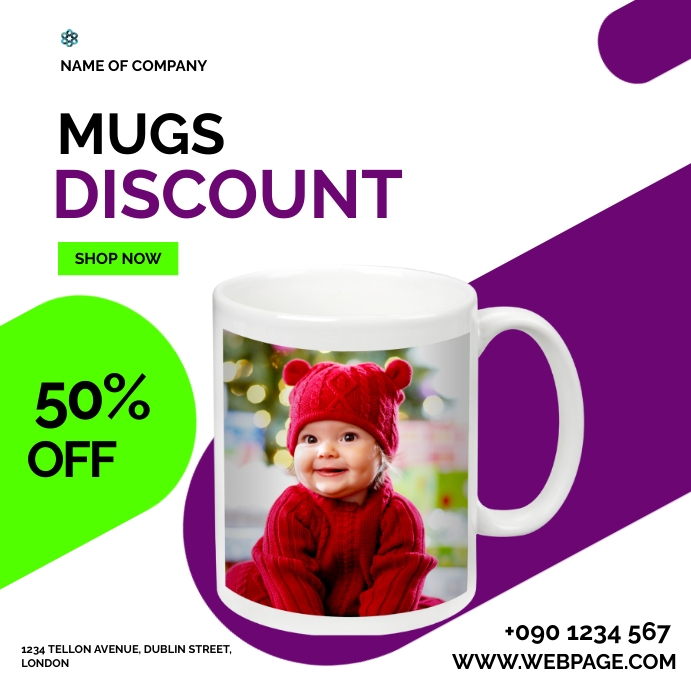 MUGS DISCOUNT FLYER Template PosterMyWall