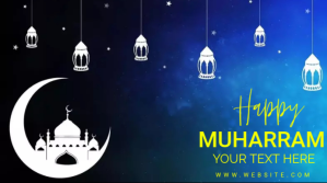 muharram ashura best wishes Miniatura di YouTube template