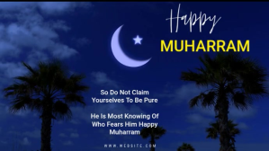 muharram ashura best wishes Digitalt display (16:9) template