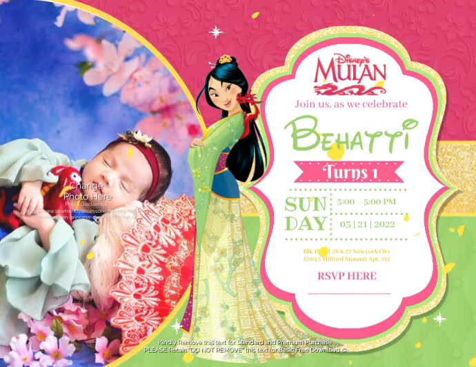 Mulan Template PosterMyWall