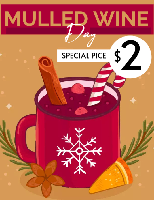 MULLED WINE Template PosterMyWall