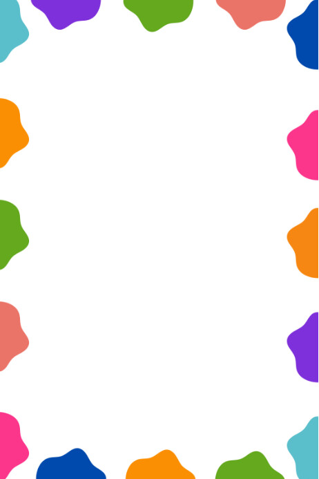 Multi-color Design background Template Poster