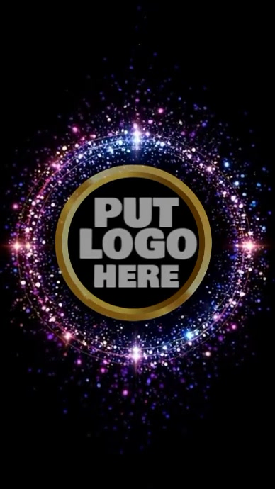 Multi colors circle intro outro animation template design Youtube 短视频