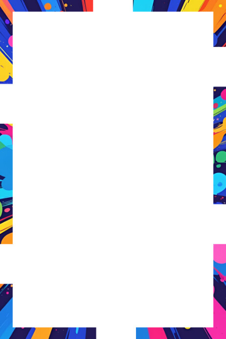 Multi-Colour Poster Background Template